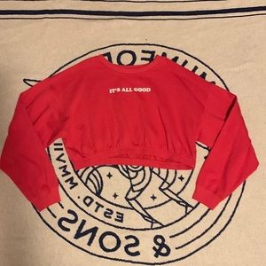 Women's Cropped Lounge Sweater